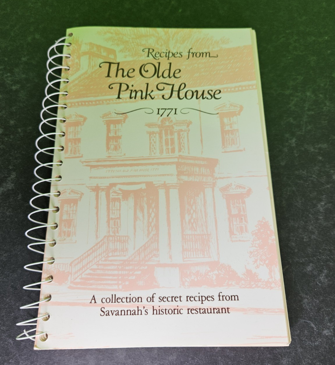 Recipes from The Olde Pink House, 1771 – Vintage 1987 Savannah, GA PB Recipes