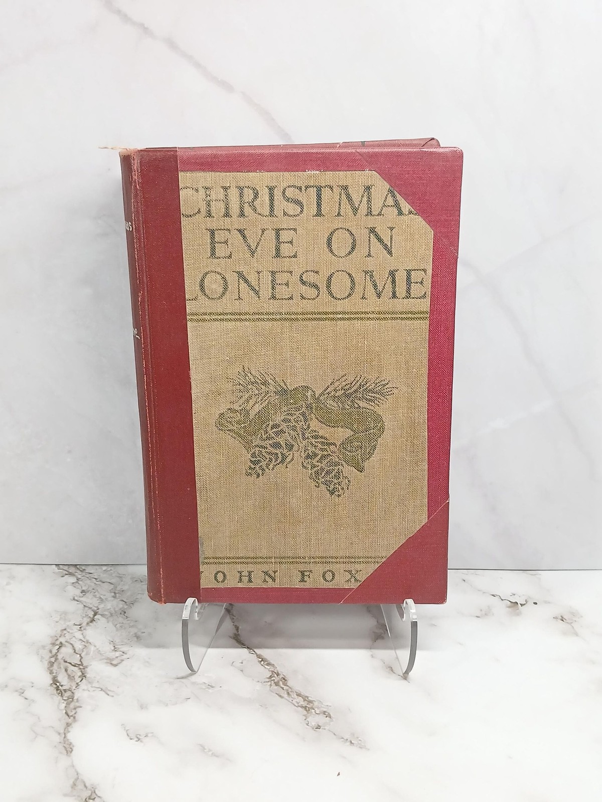 1904 Christmas Eve on Lonesome John Fox Jr Grosset & Dunlap 1st Edition Illus