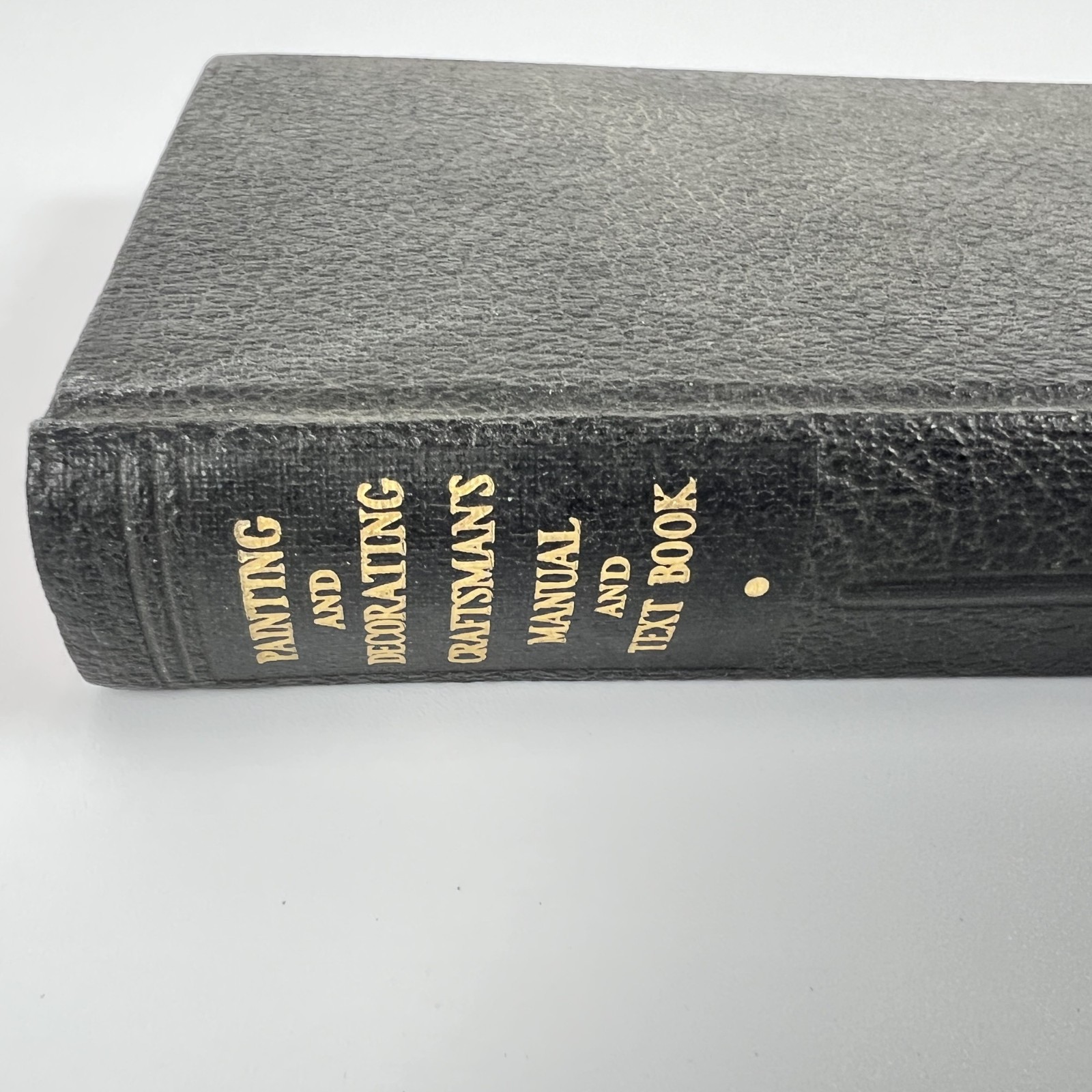 1949 Audel Painting And Decorating Craftsmans Manual Text Book Black Hardcover