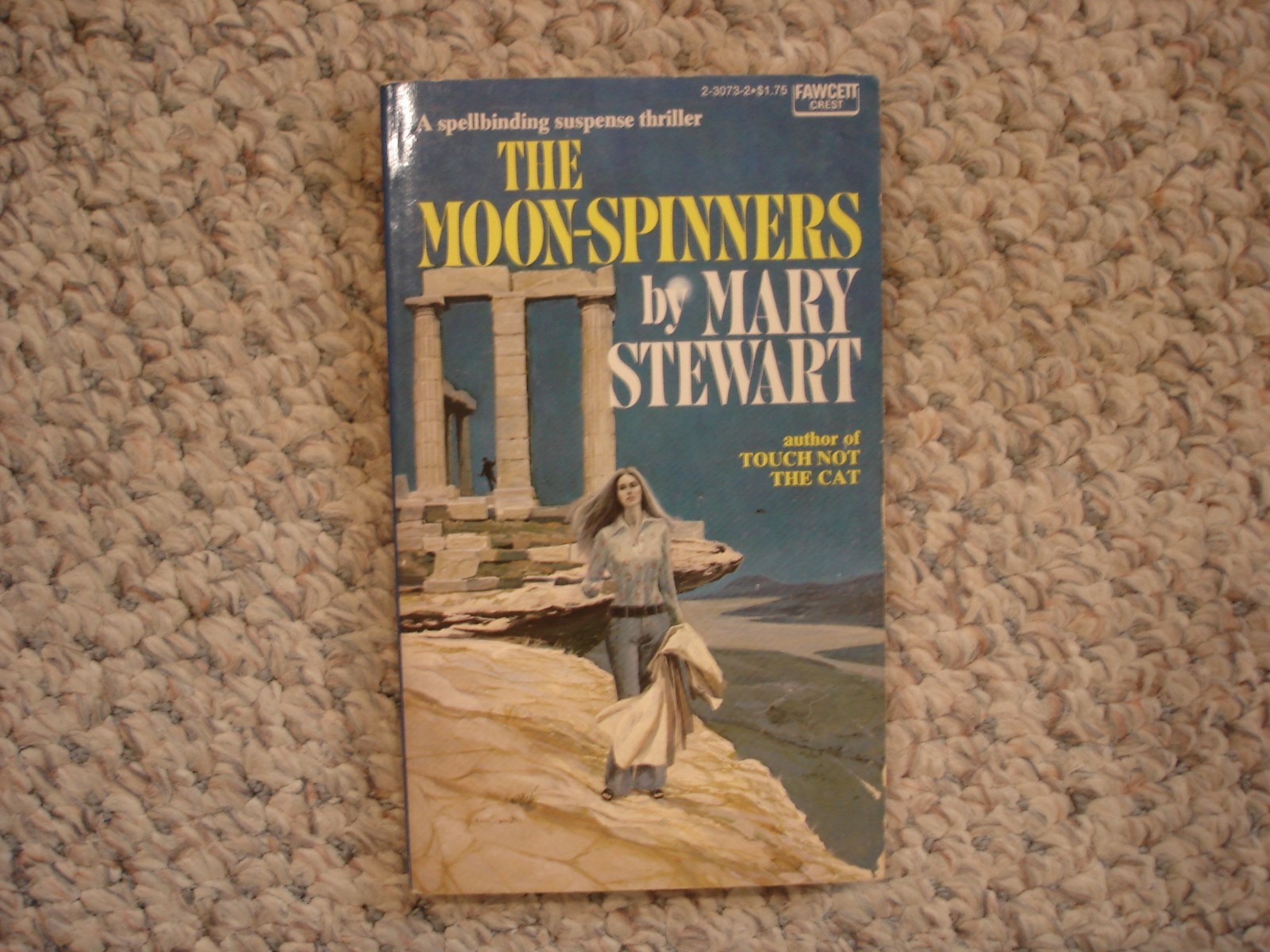 The Moon-Spinners Mary Stewart Fawcett Crest paperback 60s-70s