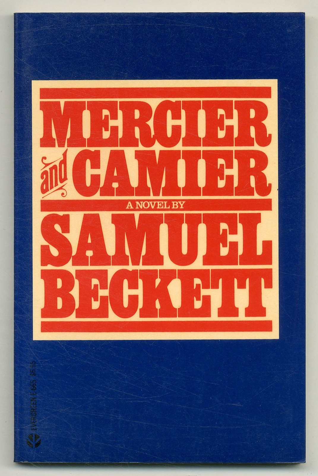Samuel BECKETT / Mercier and Camier 1st Edition 1975