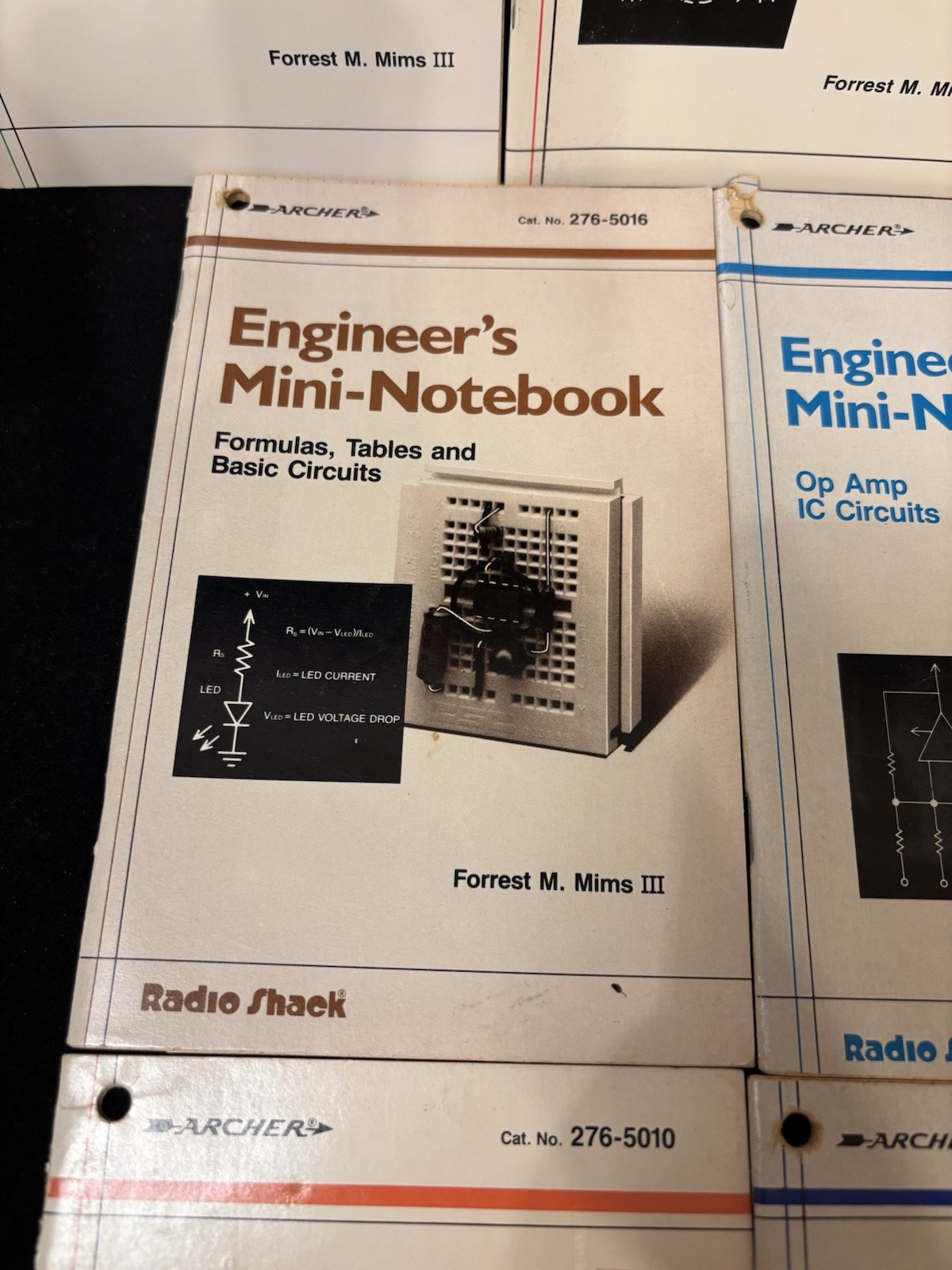 Engineer’s Mini-Notebooks, from Radio Shack by Forrest M. Mims III. Lot of 10