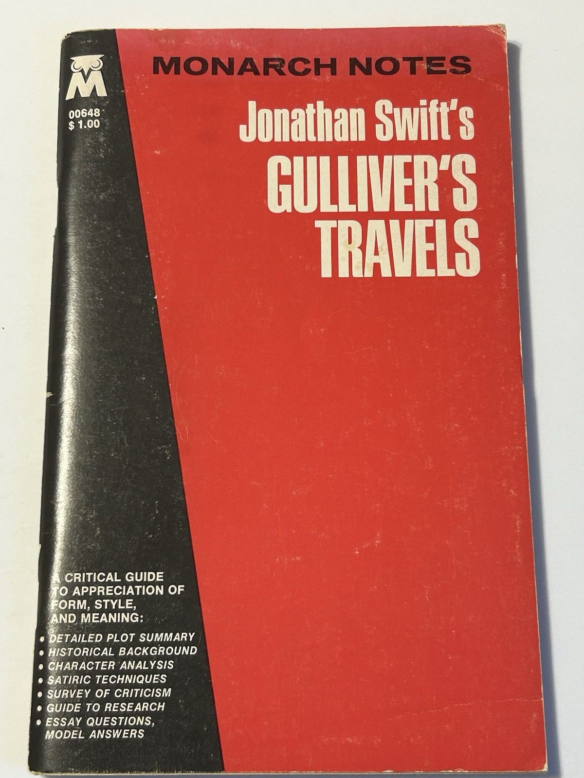 Monarch Notes & Critical Study Guide: Jonathan Swift’s Gulliver’s Travels 1964