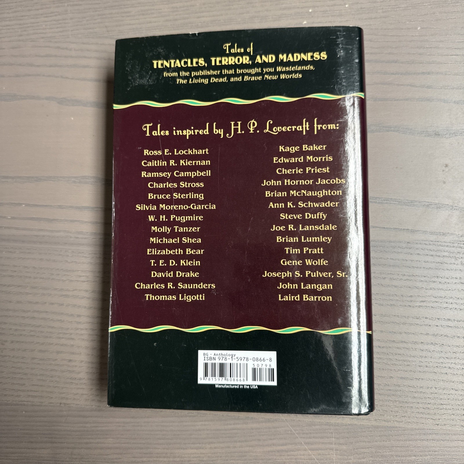 Book of Cthulhu Tales Inspired by H.P. Lovecraft First Edition/1st Pr Hardcover