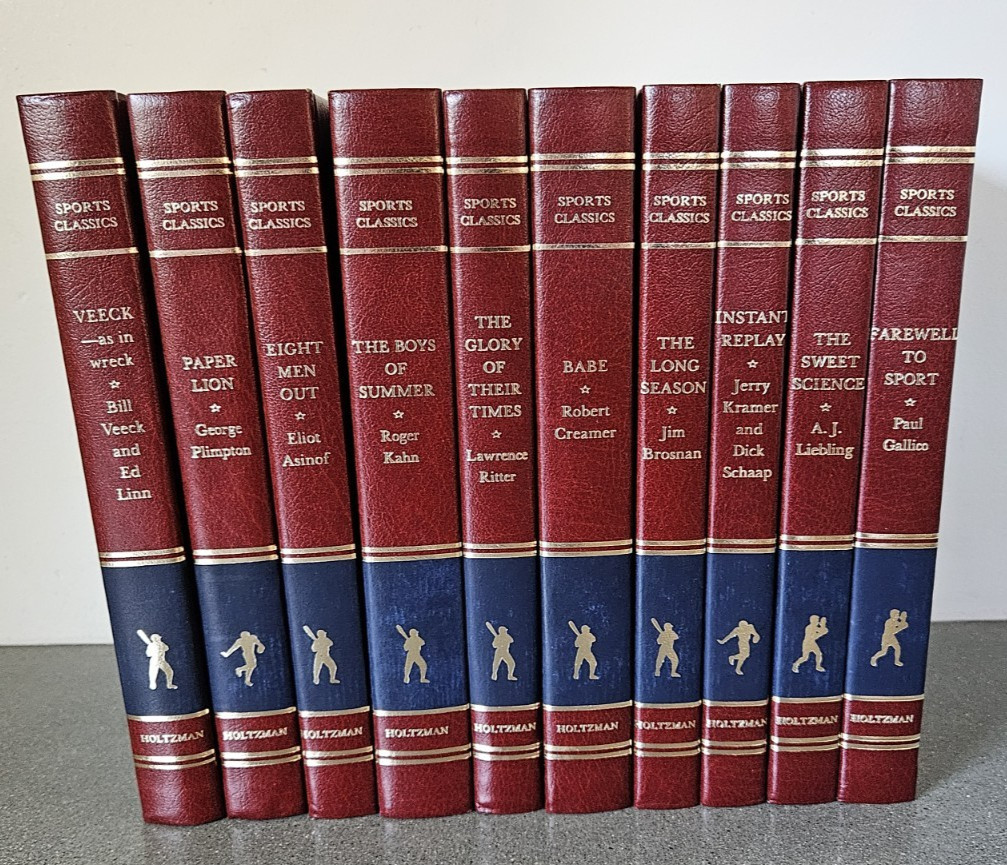 10 Holtzman Sports Classics Complete Set Autographed Plimpton Kramer Kahn more
