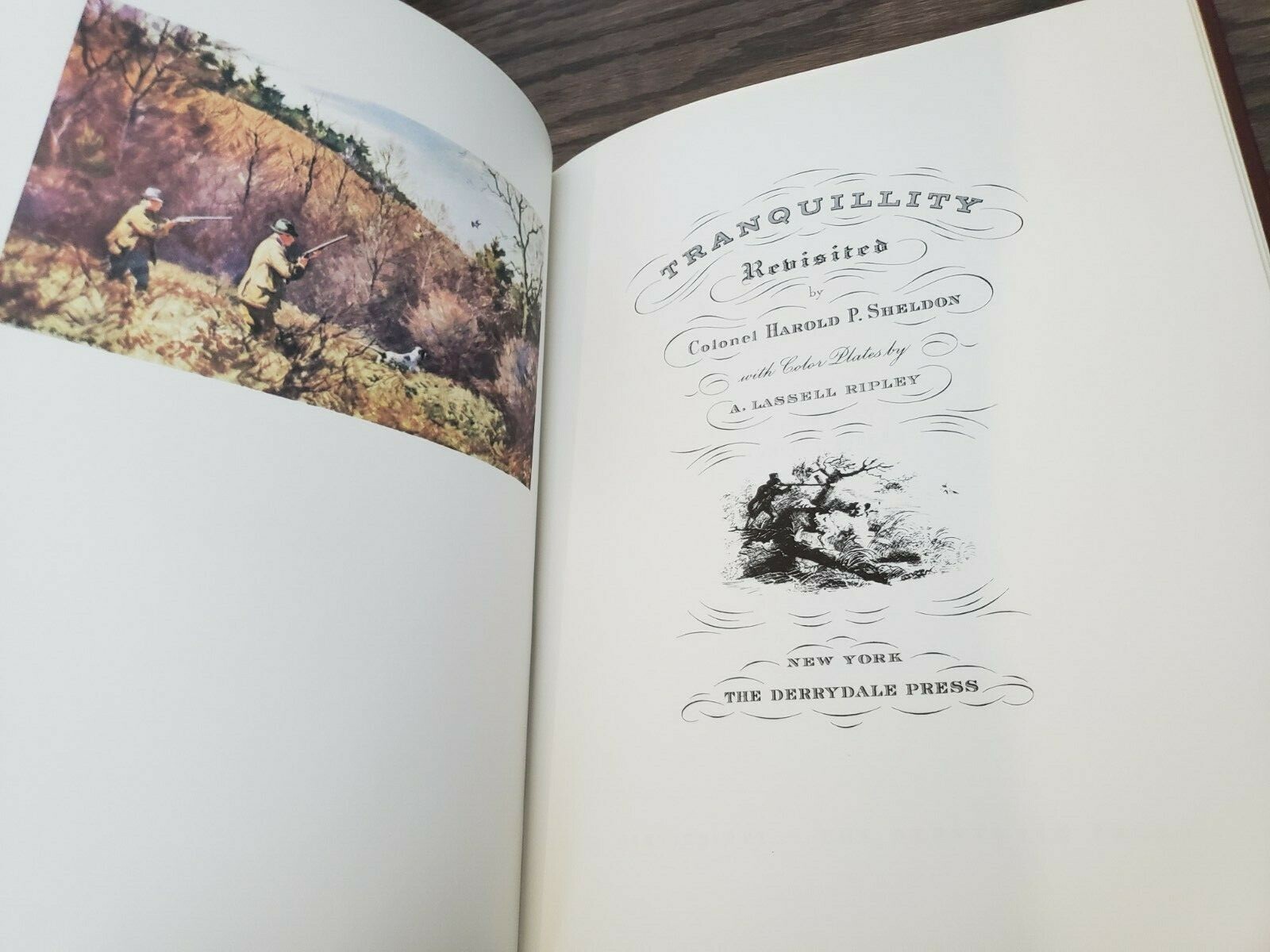TRANQUILITY REVISITED Colonel Harold Sheldon Limited Edition DERRYDALE Hunting