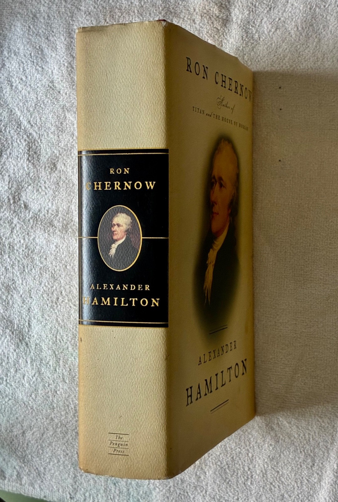 ALEXANDER HAMILTON / Ron Chernow Signed 1st Edition/1st Printing 2004 Penguin VG
