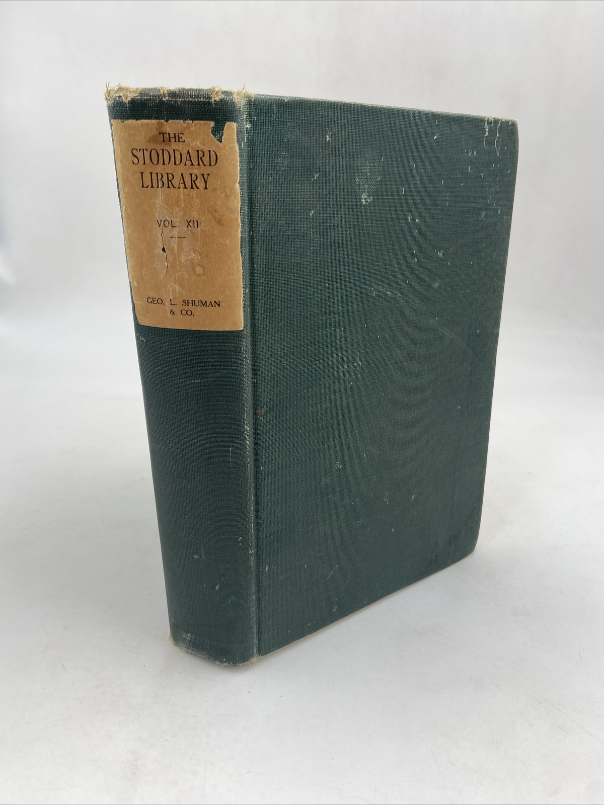 The Stoddard Library by John L. Stoddard Volume XII Geo. L. Shuman & Co. 1910