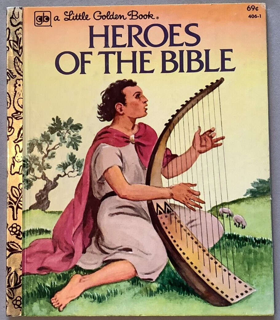 VG 1978 HC Little Golden Book Early Edition Heroes Of The Bible Jane Watson