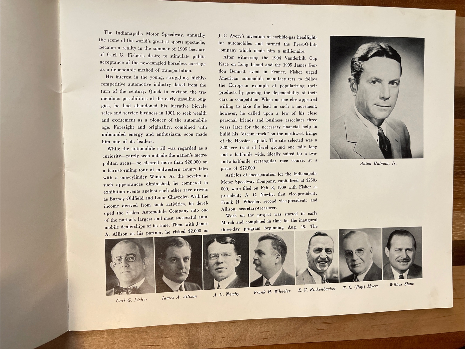THE EXCITING „500“ and Some of its Famous Cars – 1964 Indianapolis 500 Book