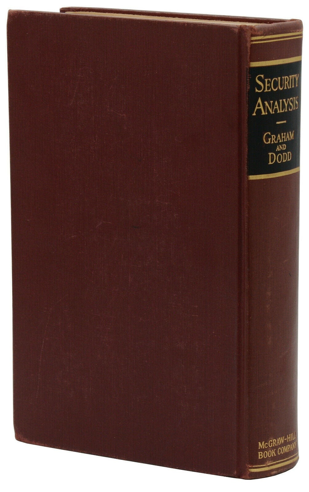 Security Analysis ~ BENJAMIN GRAHAM & DAVID L. DODD ~ First Edition 1st ~ 1934