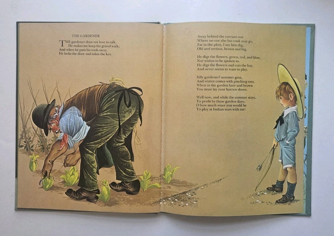 Vintage HC Book A Child’s Garden Of Verses By Robert Louis Stevenson 1971
