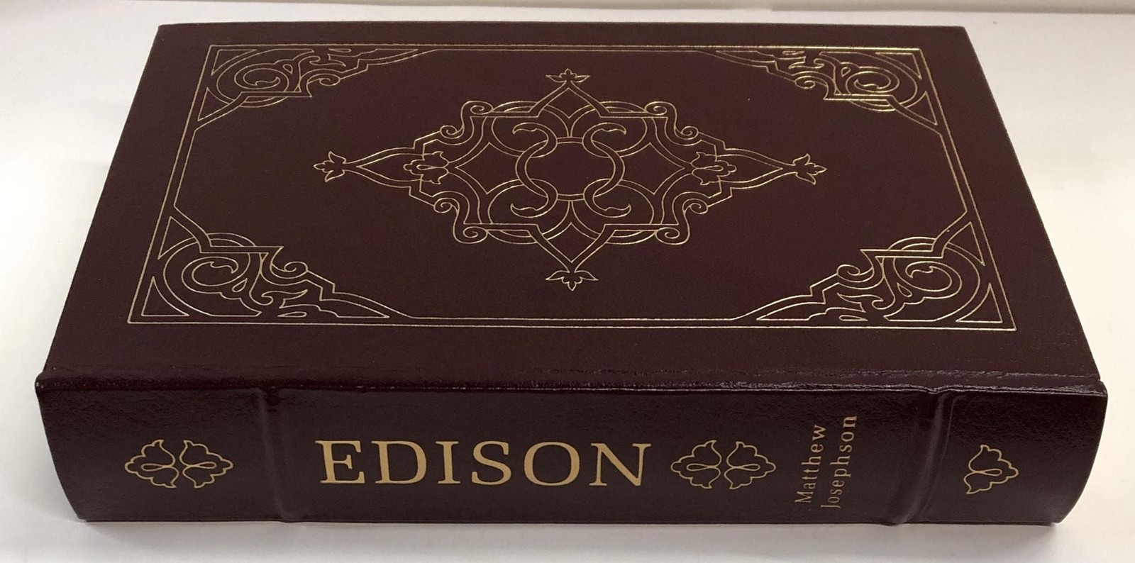 Matthew Josephson / Edison A Biography Easton Press full leather gilt 1986