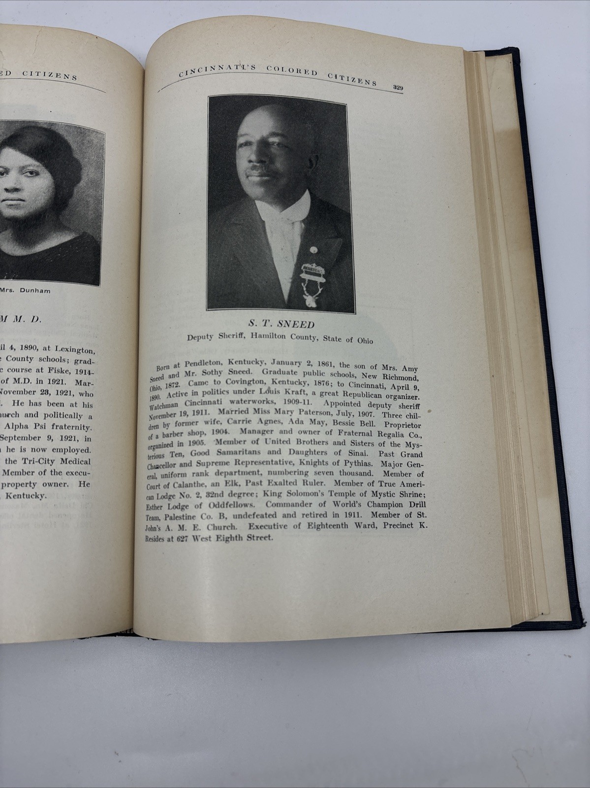Cincinnati’s Colored Citizens WP Dabney 1926 SIGNED 1st Ed African Americana NF