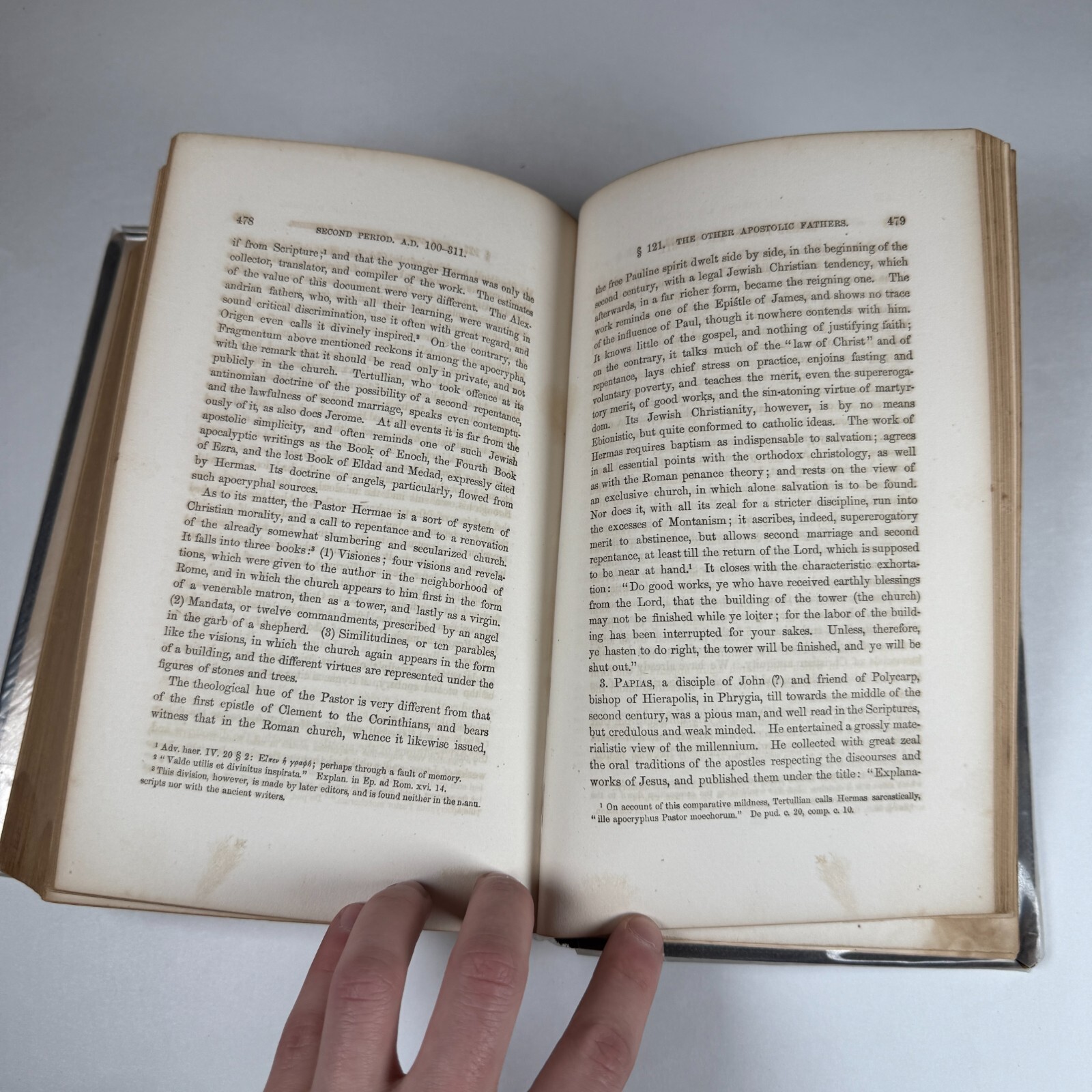 History of the Christian Church by Philip Schaff 1864 antique Book