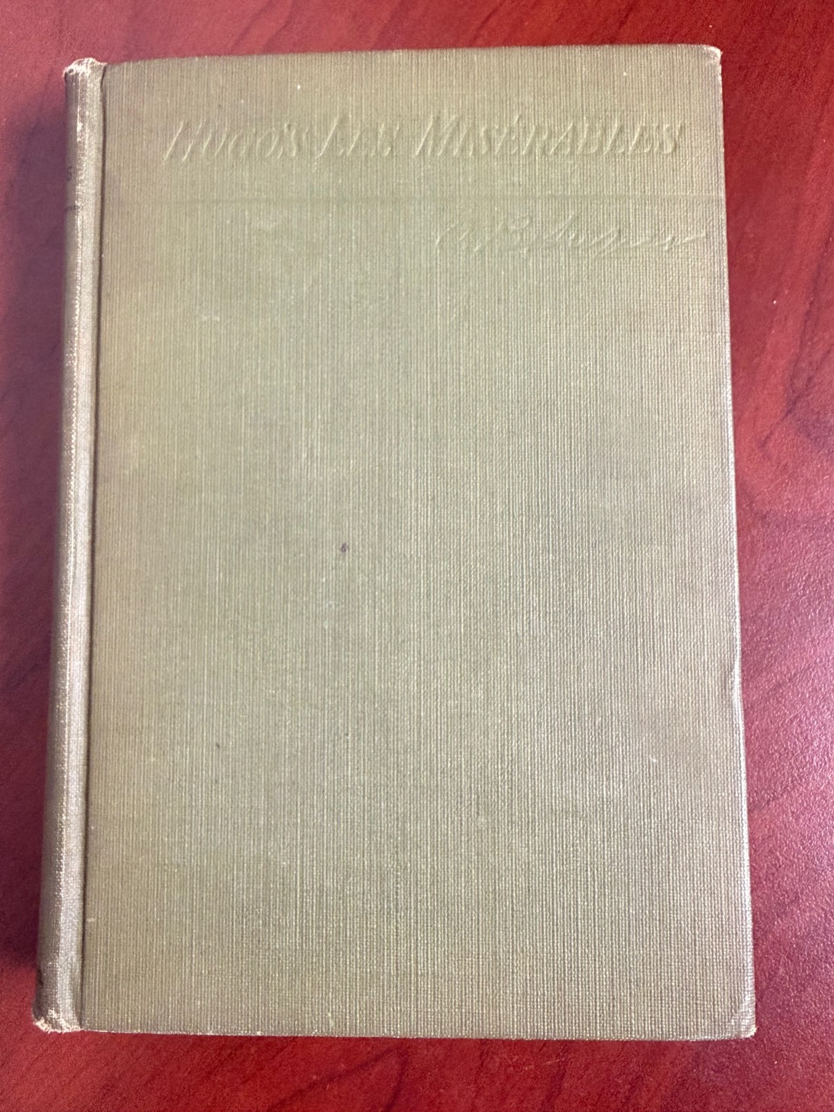 Les Miserables Victor Hugo 1903 French Version Heath Language Series Abridged HC