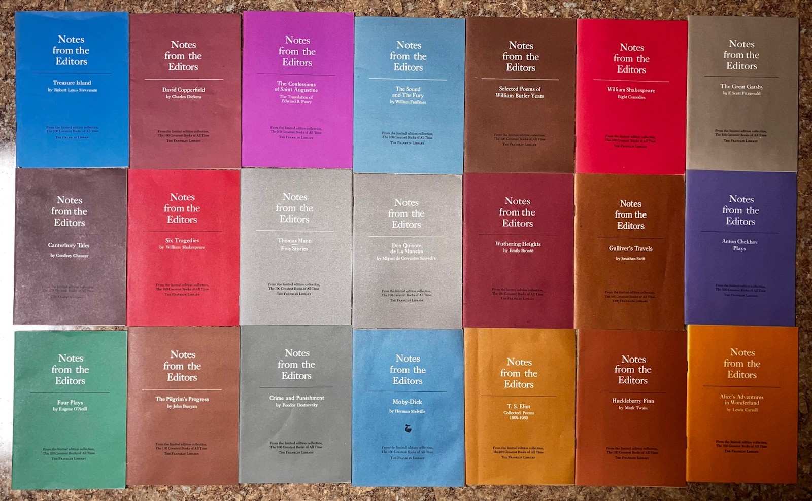 Franklin Library, Notes from the Editors, 100 Greatest Books, 48 Books