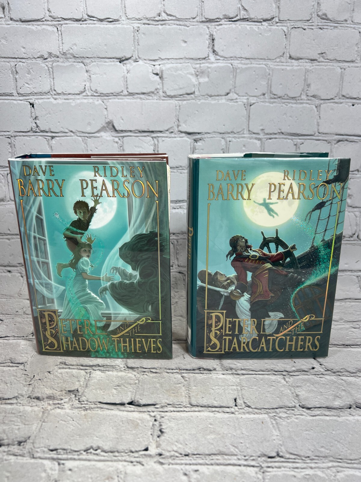 Dave Barry & Ridley Pearson Peter and the… [Set of 2 · 1st Editions · Ex Lib]