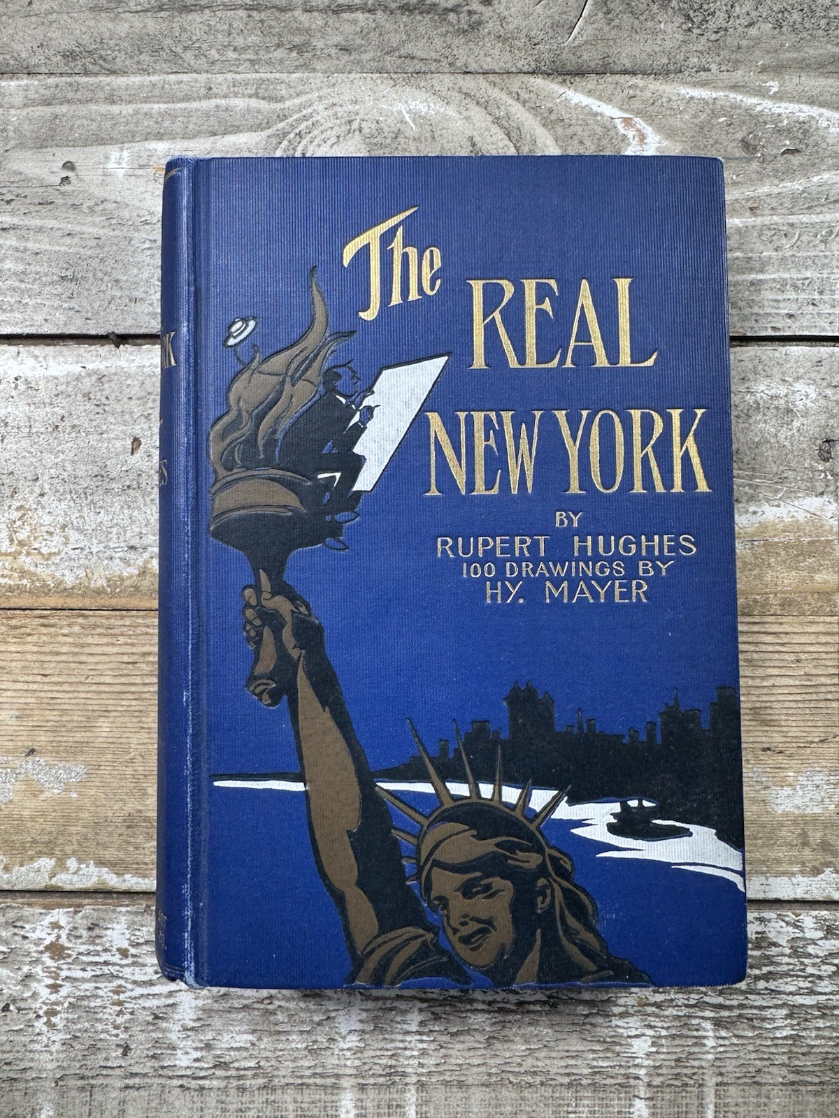 1904 Antique American History “The Real New York” Hughes, Illustrated
