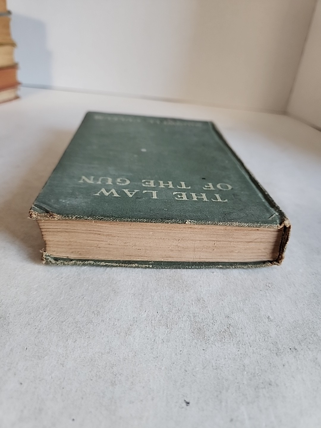 1918 The Law of the Gun by Ridgwell Cullum A.L. Burt Company Hardcover