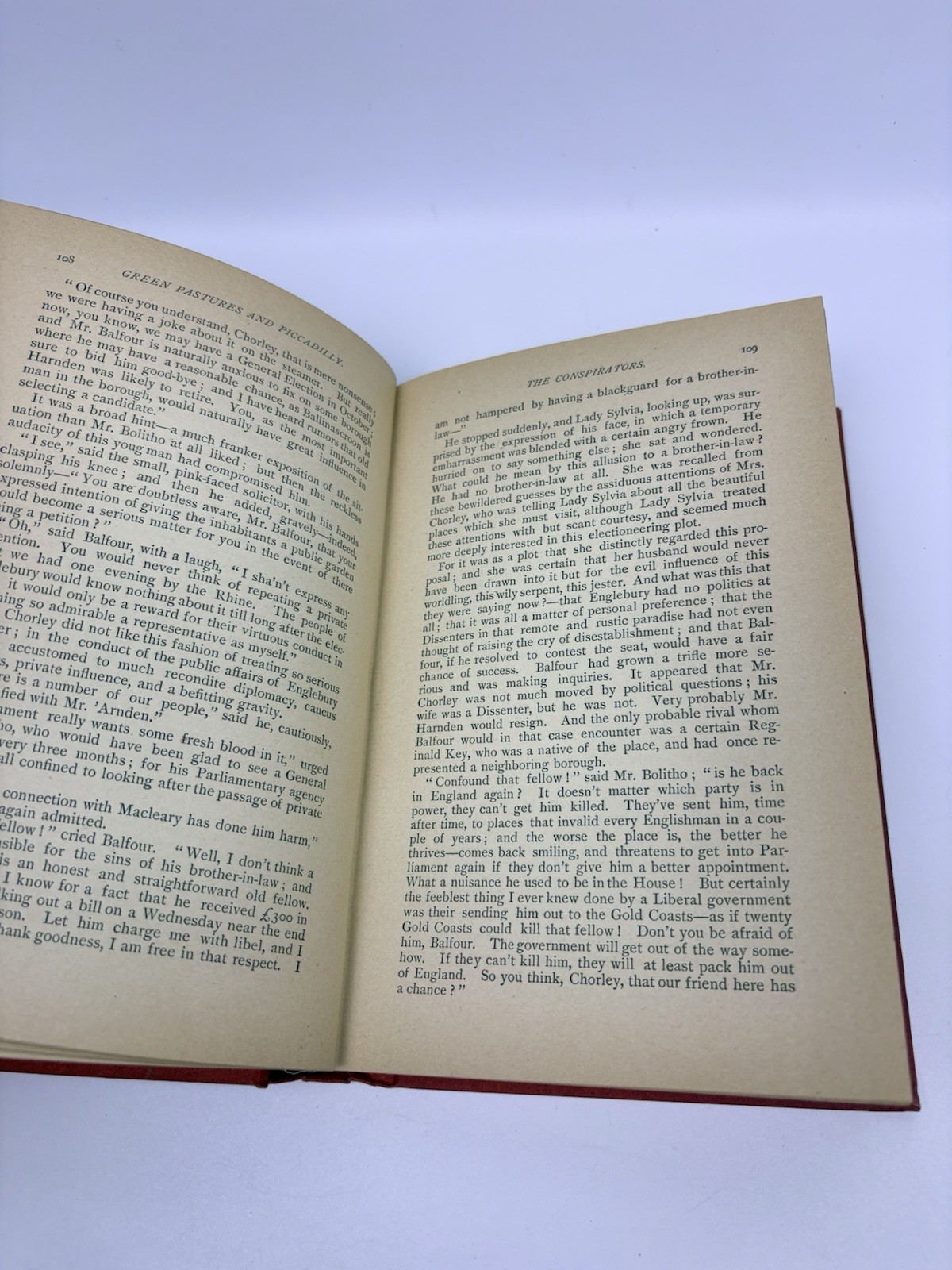 Green Pastures And Paccadilly William Black John W. Lovell Company NY Hardcover