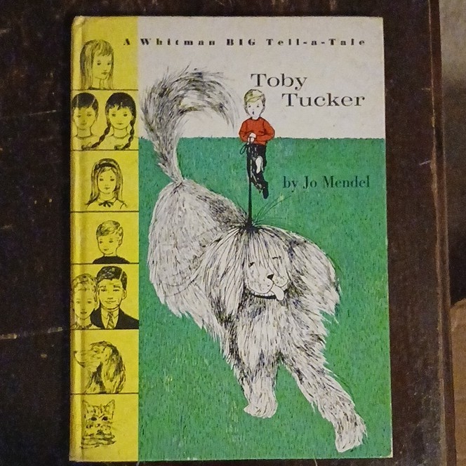 Jo Mendel Toby Tucker Illustrated Hardcover Whitman Children’s Family 1965
