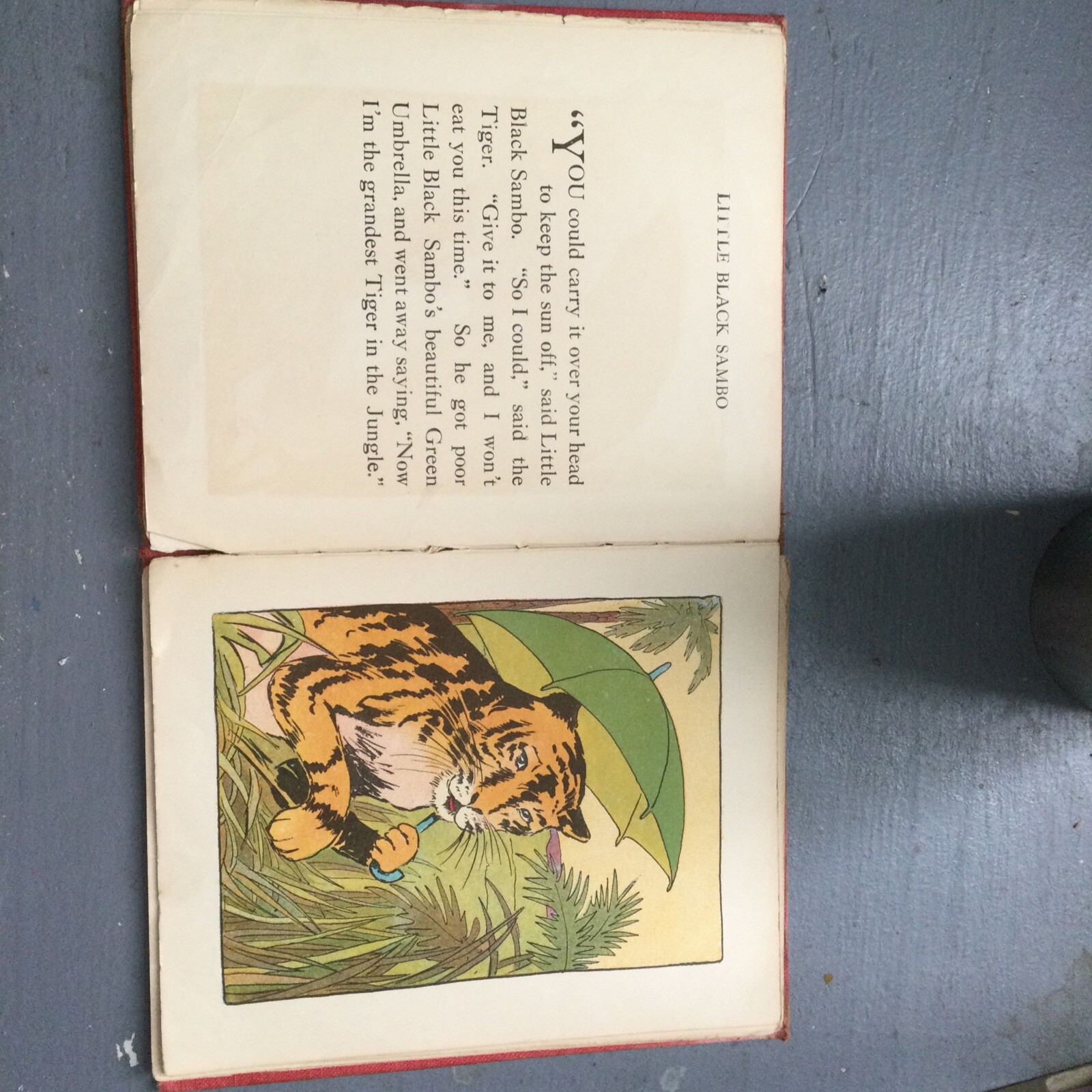 FIRST ED. 1919 HARDCOVER THE LITTLE BLACK SAMBO 24 Colored Illustrations HC