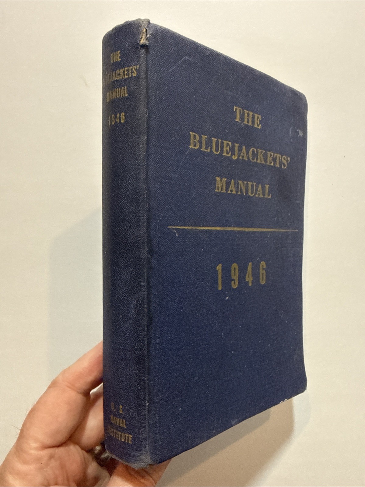 1946 BLUEJACKETS MANUAL U.S. NAVY NAVAL MILITARY WAR BOOK