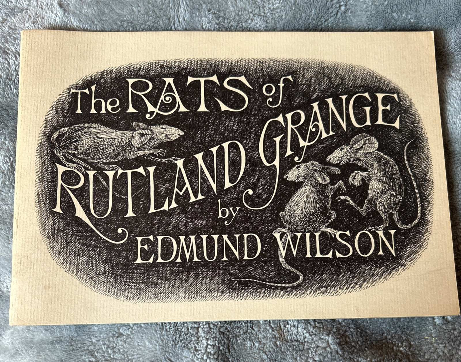 Edward Gorey THE RATS OF RUTLAND GRANGE Edmund Wilson. Signed. First Edition