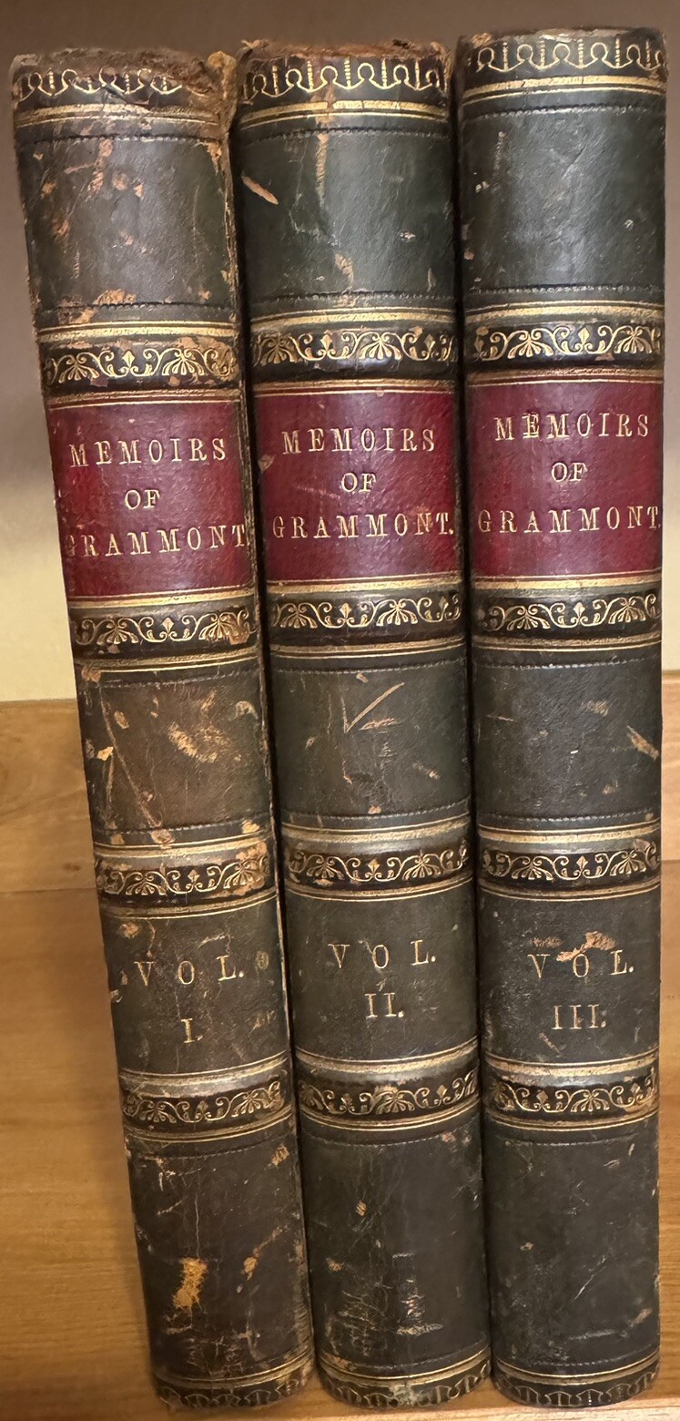 1809 – Memoirs of Count Grammont 2nd Ed – Court of King Charles II, 1662-4