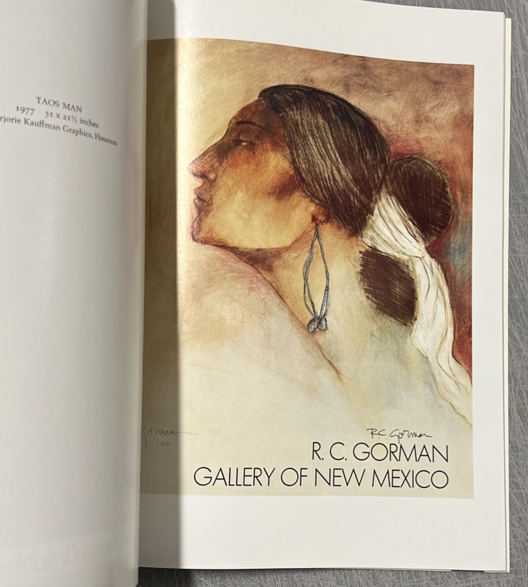 R.C. GORMAN: The Posters BOOK 1980 MONTHAN Native American Abstract-Realism