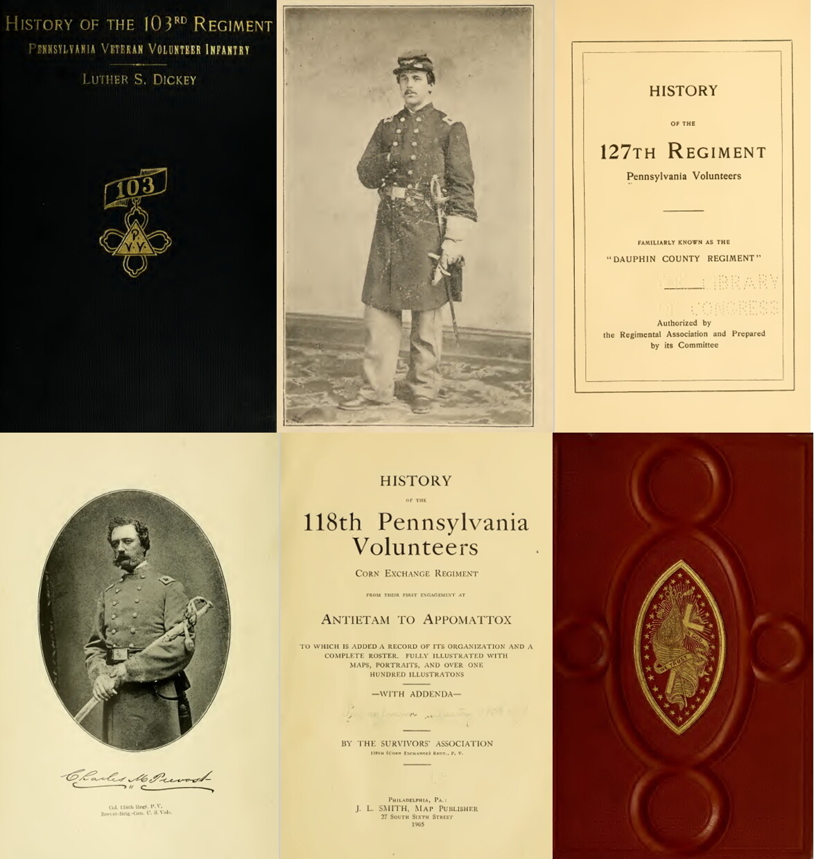 89 Old Books on Pennsylvania in Civil War History Genealogy Records Vol.1 on DVD