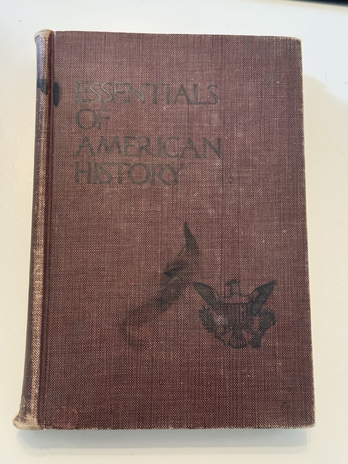 Essentials Of American History By Lawler First Edition 1902 Antique US History