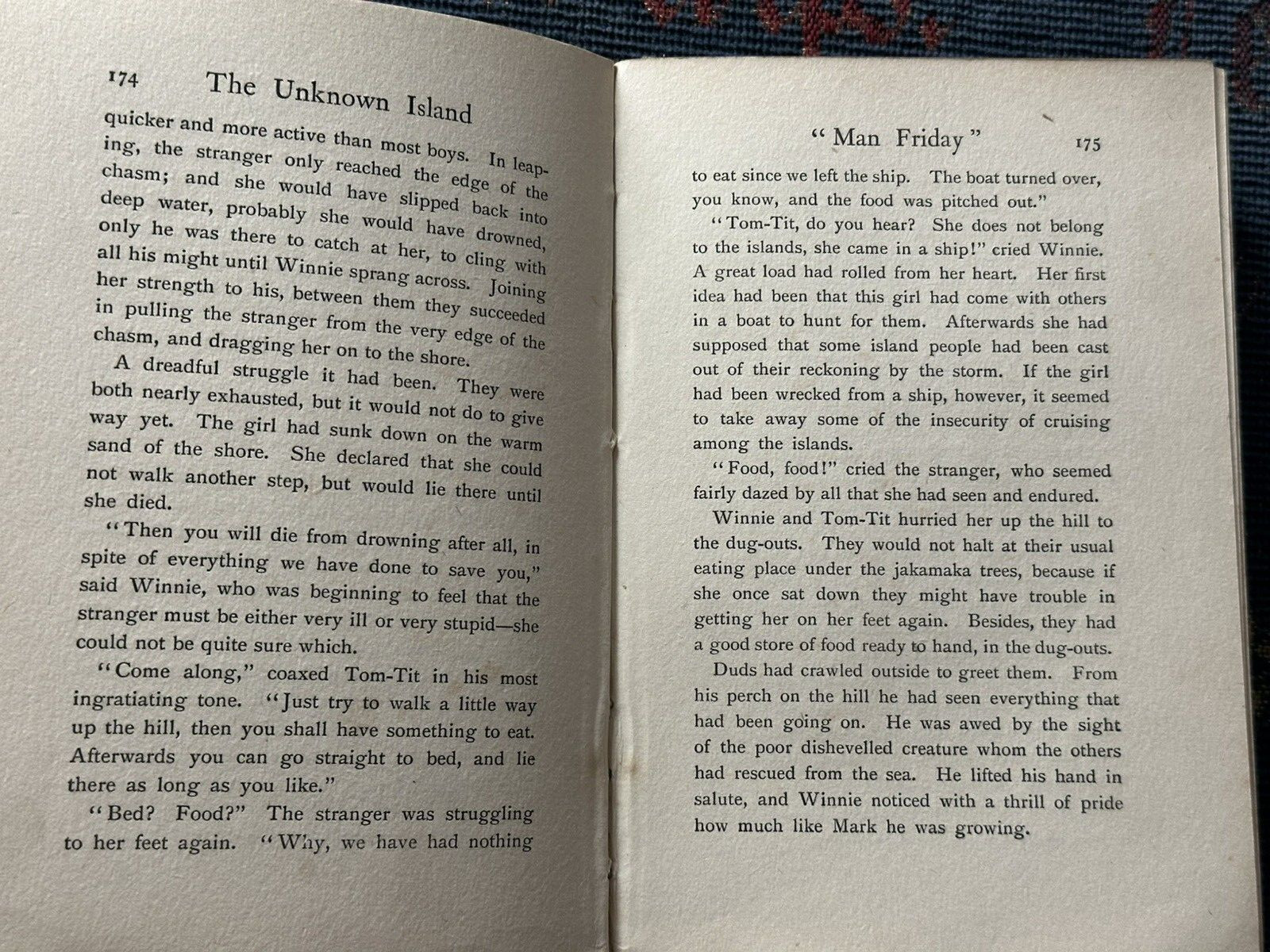 The Unknown Island Bessie Marchant Wal Paget 1944 Blackie Hardback Book