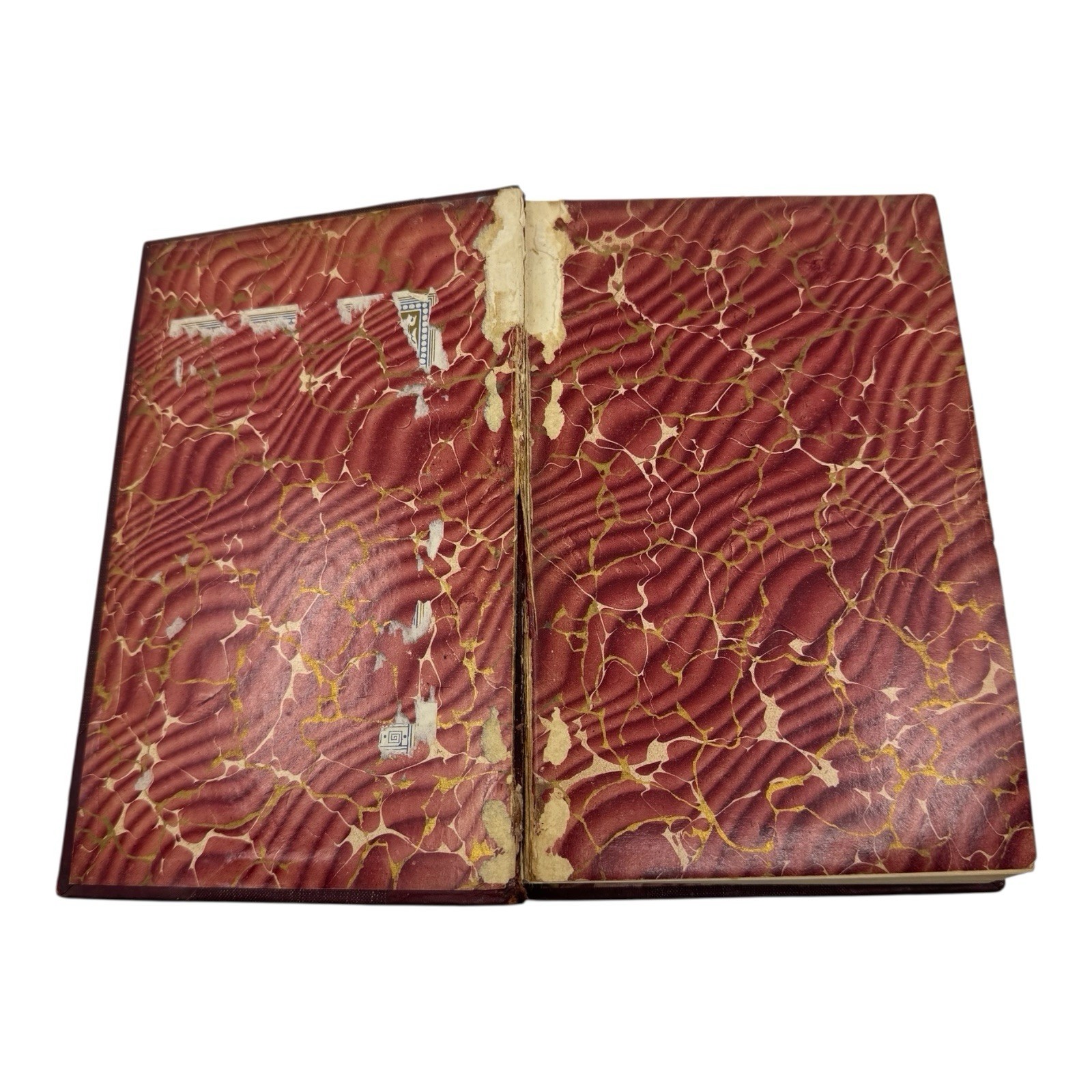 David Copperfield by Charles Dickens Leather Bound Illustrated Book, Antique