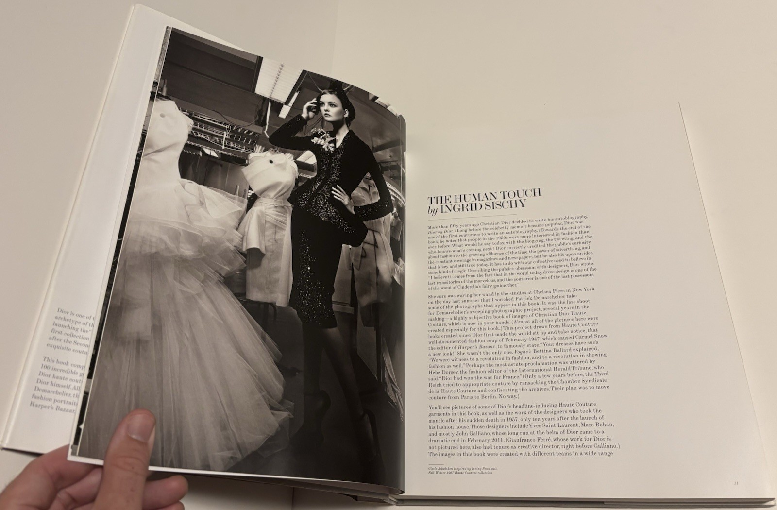 OVERSIZED Dior Couture Patrick Demarchelier Hardcover Book DJ High Fashion