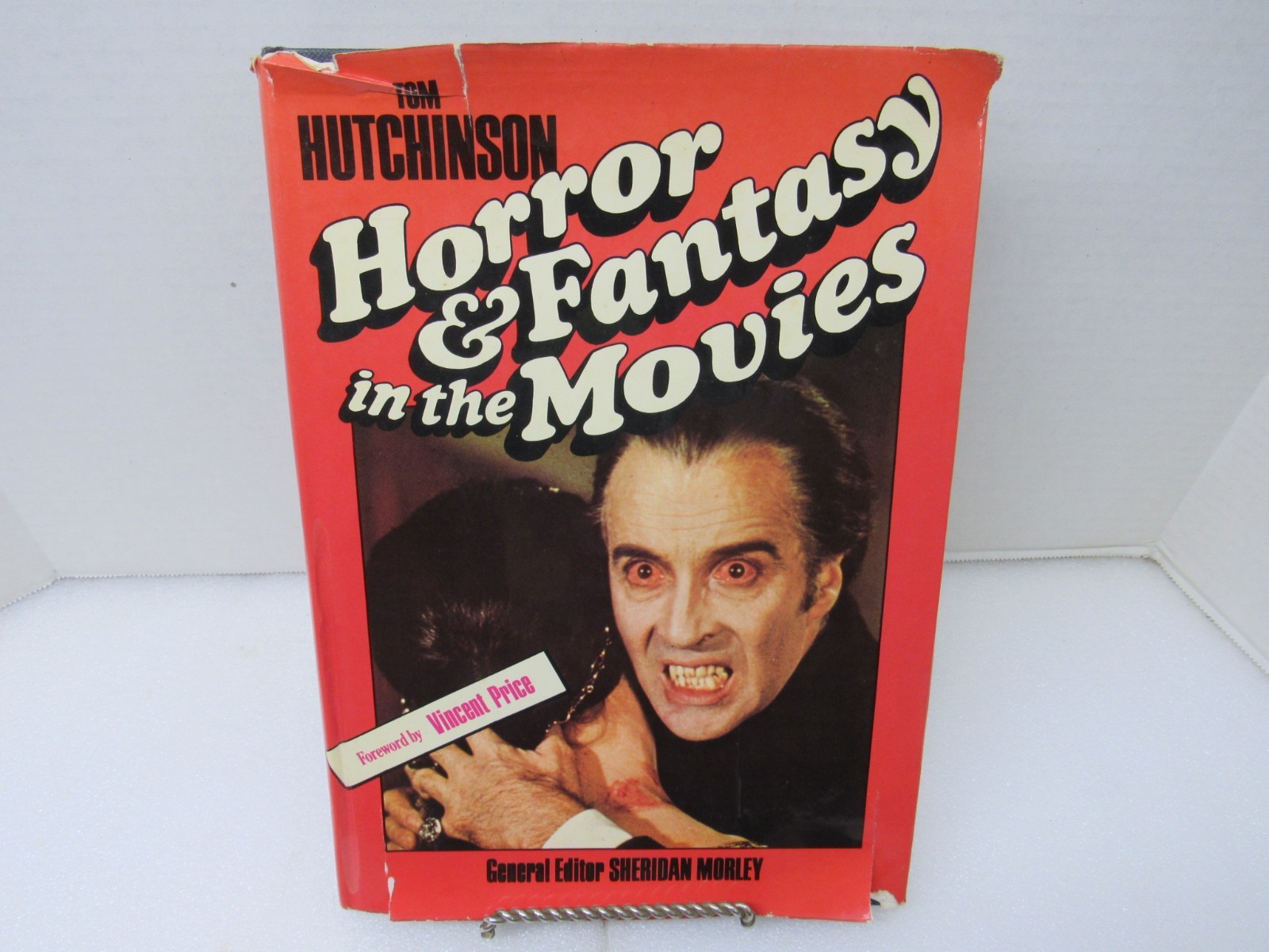 Horror And Fantasy In The Movies Book Tom Hutchinson Crescent Books 1974 HC DJ