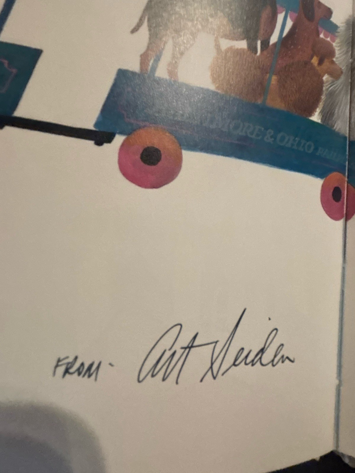 SCARCE SIGNED!!@. Michael Shows Off Baltimore by Art Seiden. VG+. 1st.