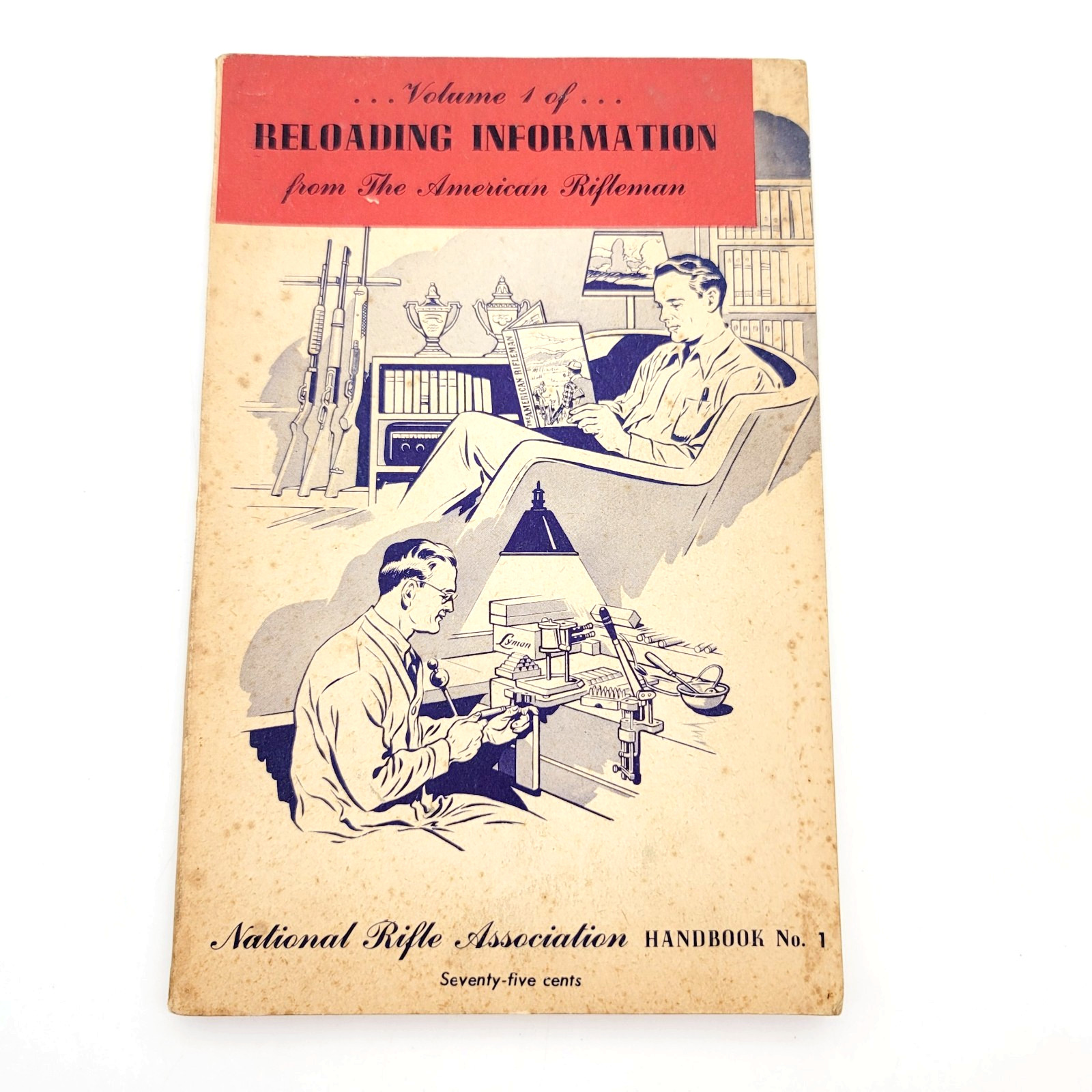 Vol 1 of Reloading Information American Rifleman 1955 Guns Making Ammo