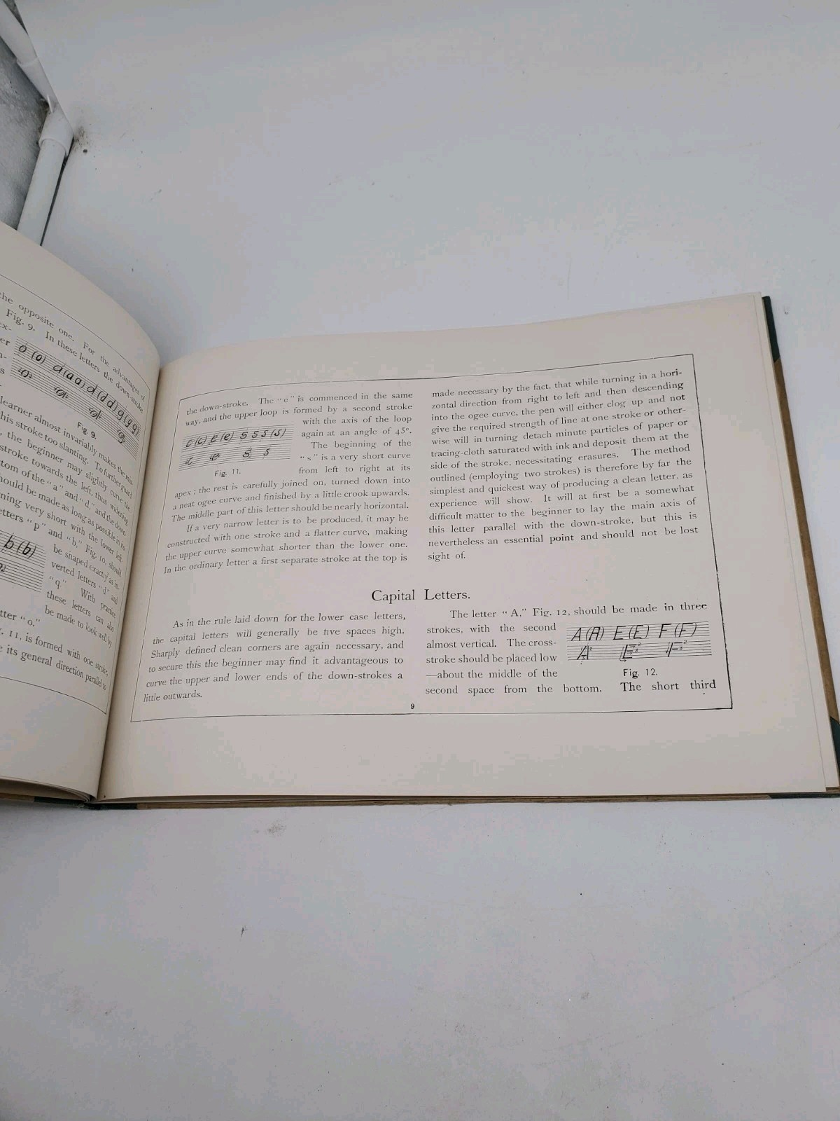 N15 ANTIQUE Lettering for Draftsmen Engineers Students Reinhardt Copyright 1912