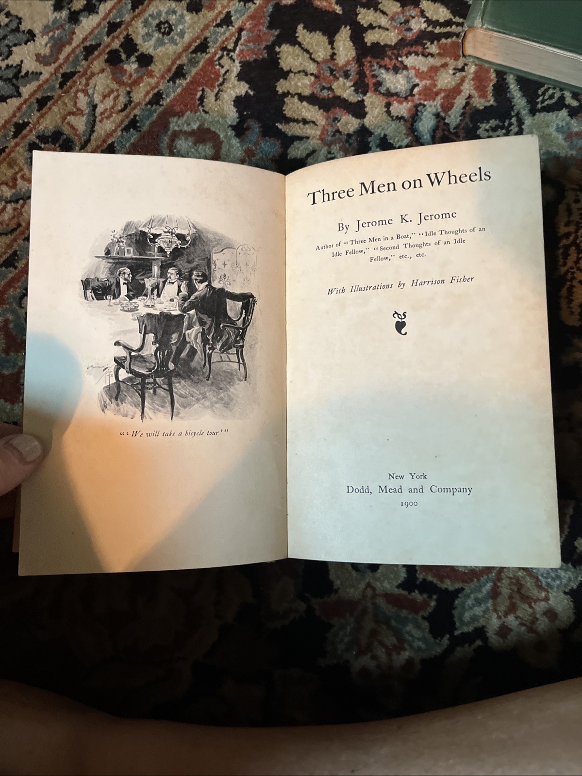 Jerome K. Jerome – Three Men on Wheels. 1900 Dodd Mead & Company First Edition