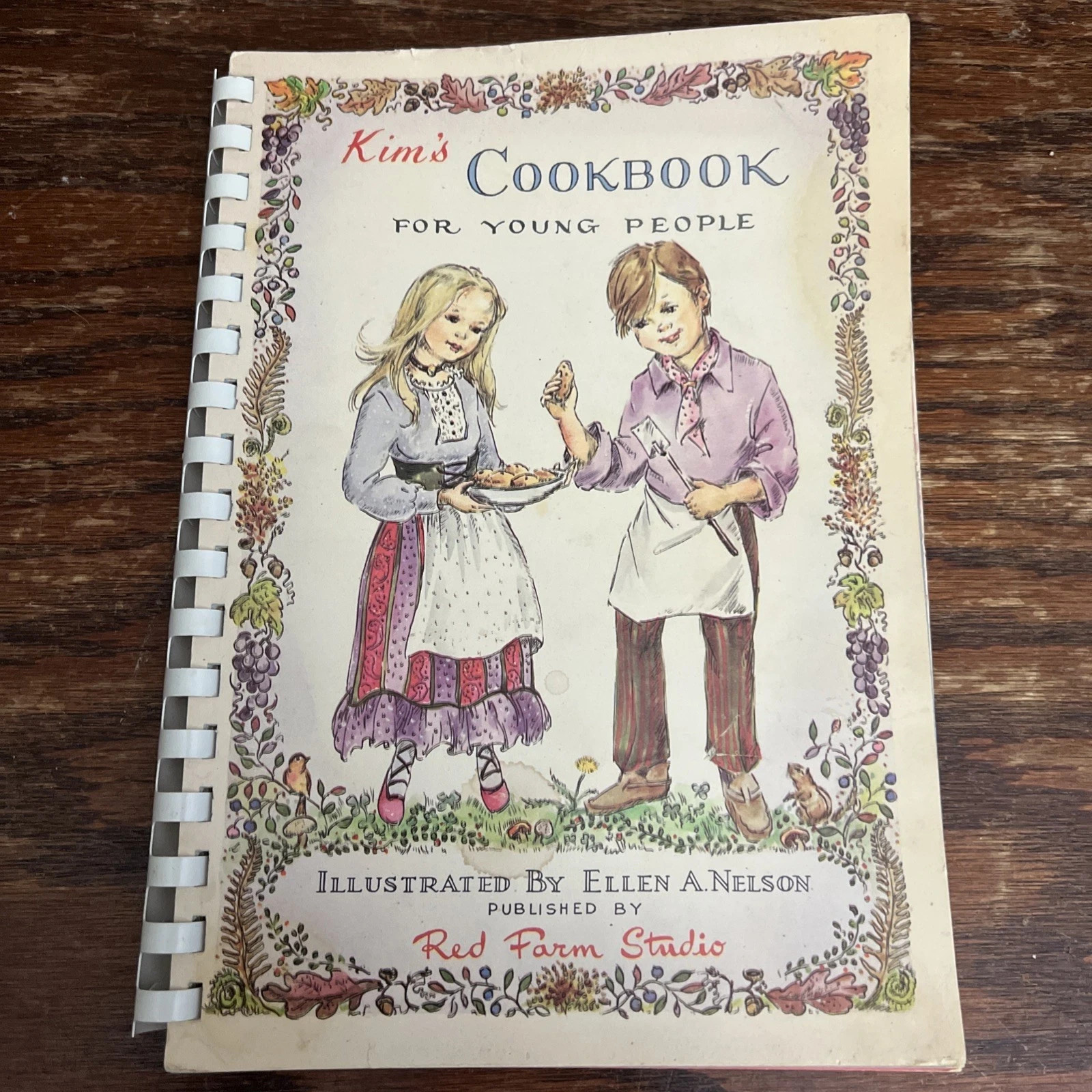 Vintage Red Farm Studio Kim’s Cookbook for Young People First Edition 1971