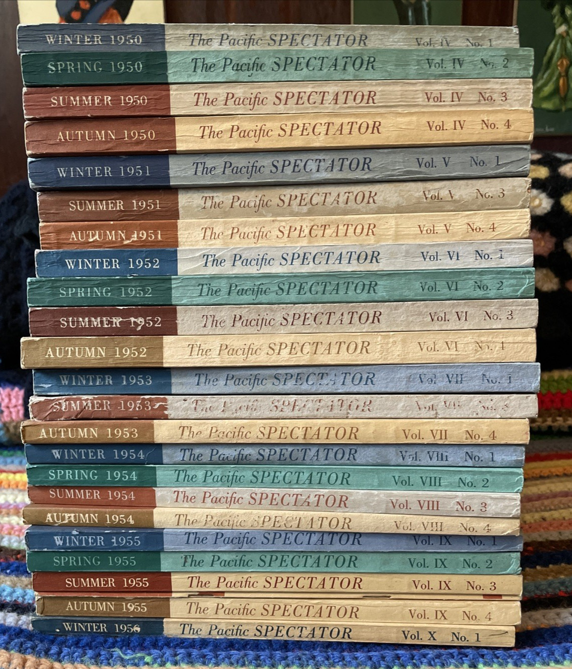 Pacific Spectator Literary Journal Lot 23 Issues 1950-1956 Stanford Eric Hoffer