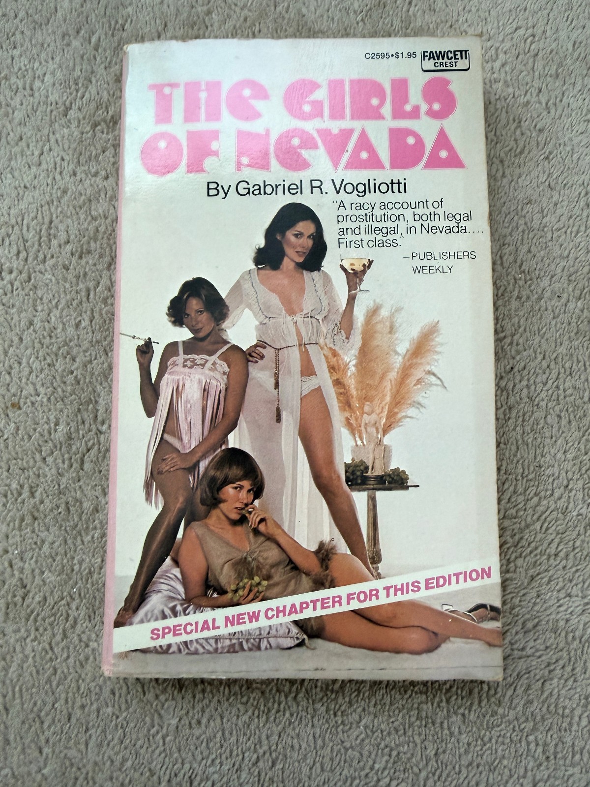 The Girls of Nevada By Gabriel R. Vogliotti Paperback Book First Printing 1975
