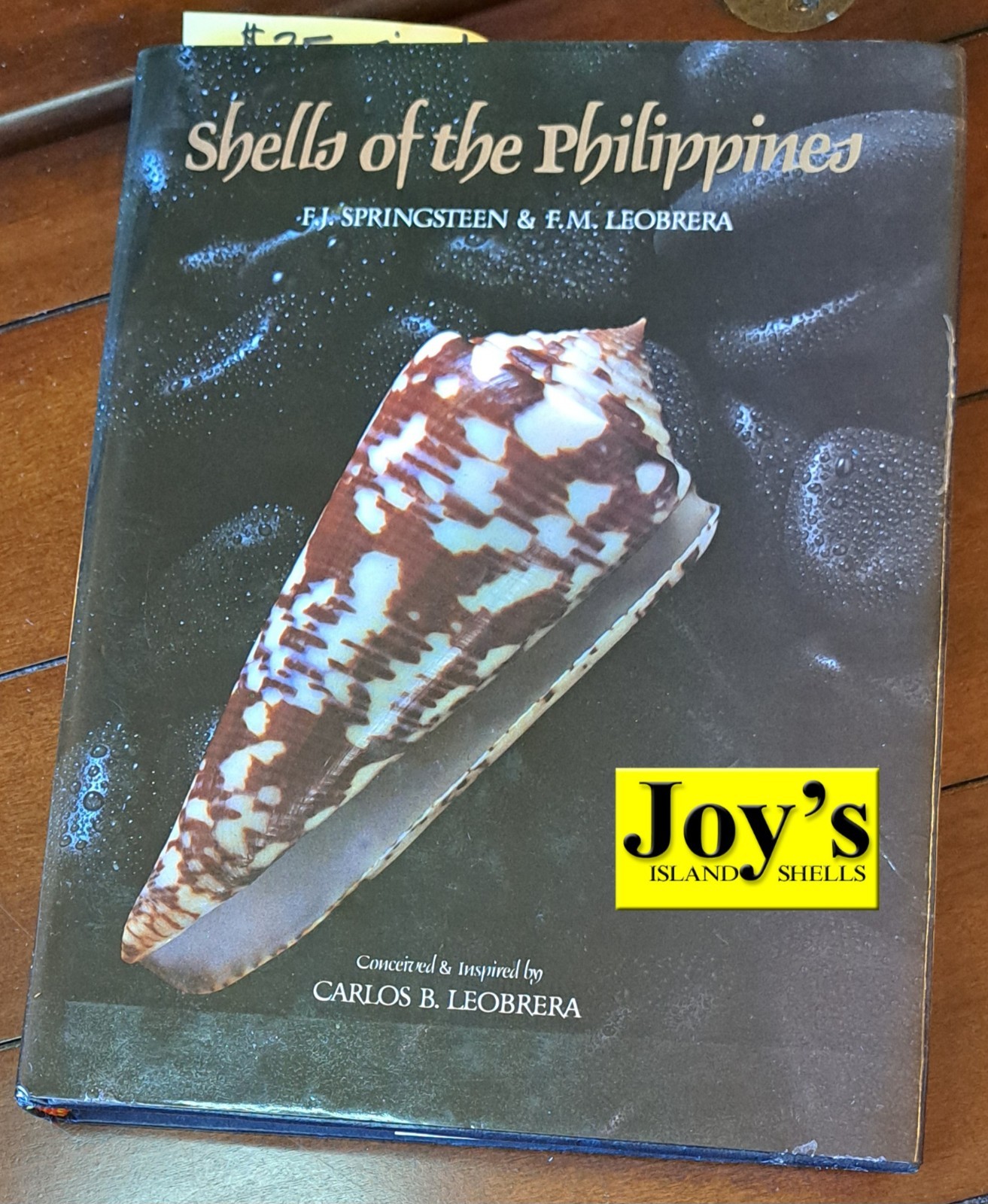 Shells of the Philippines by F.J. Springsteen; signed by F.M. Leobrera