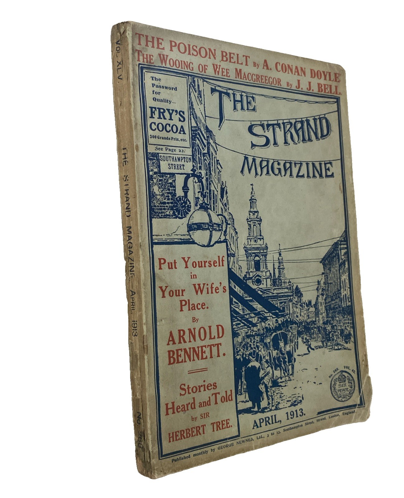 The Strand Magazine April 1913, Arthur Conan Doyle, The poison Belt, rare