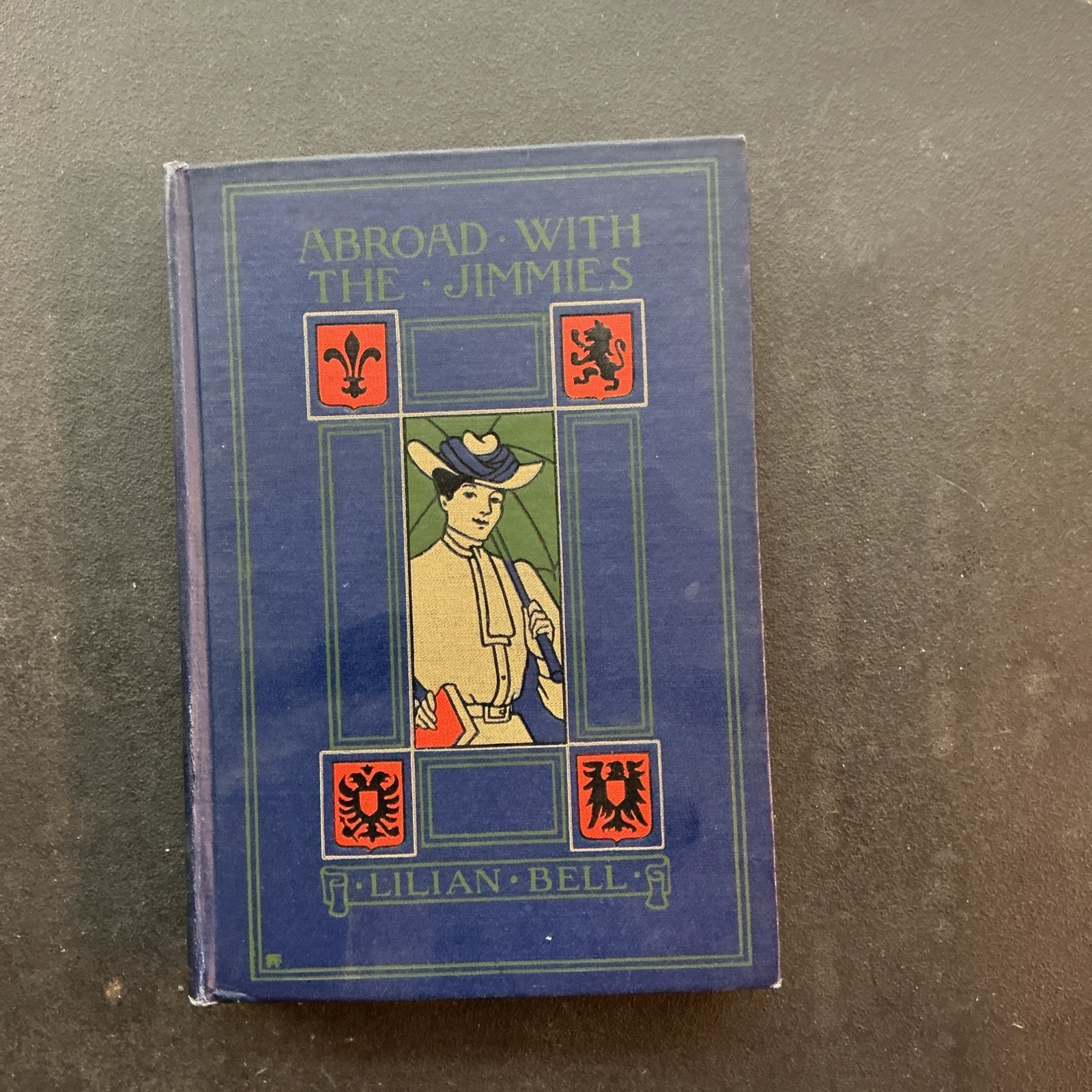 Abroad with the Jimmies, Lillian Bell A. Wessels Co.~1906 Amy Sacker HC 1st Ed.