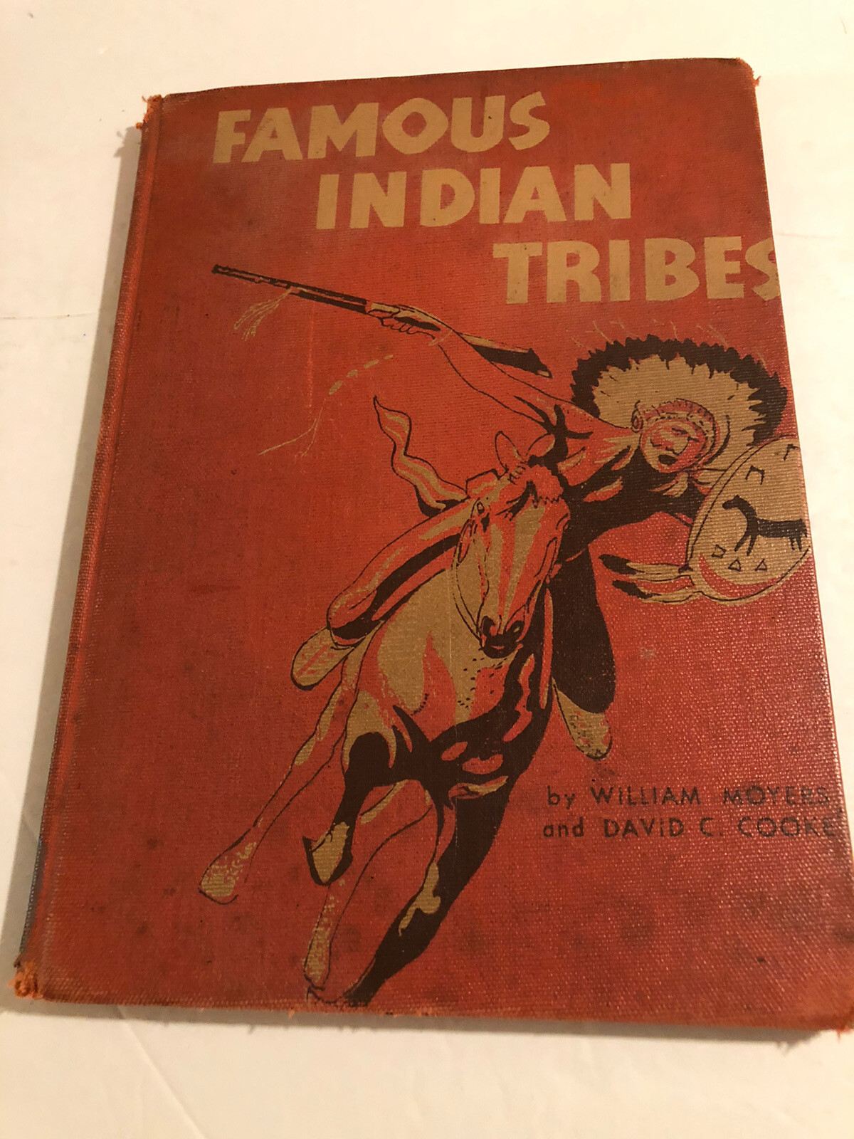Vtg 1954 FAMOUS INDIAN TRIBES William Moyers & David C Cooke Children’s HC Book