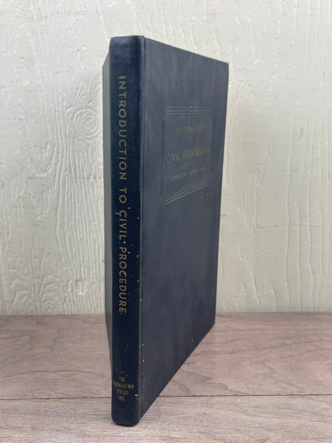 Introduction to Civil Procedure Atkinson Chadbourn 1948 Legal Law