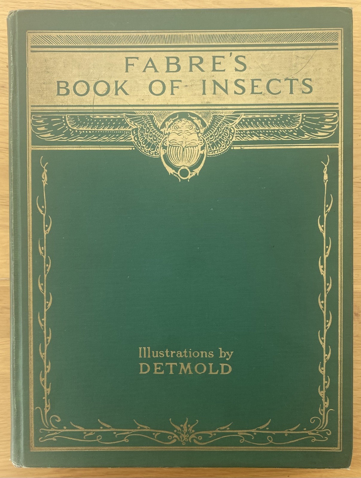 FABRES BOOK OF INSECTS 1936 EDITION E.J. DETMOLD ILLUSTRATION PLATES 4TH PRINT